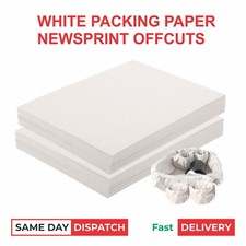A4 Newspaper Offcuts White Sheets Chip Shop Paper Packaging Wrapping Arts Crafts