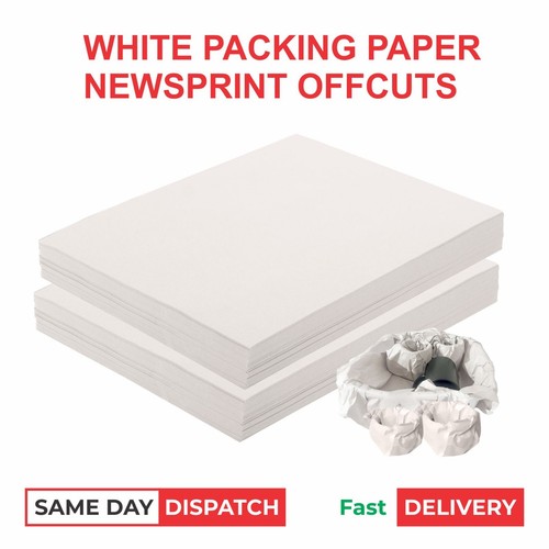 Newspaper offcuts white - a4,