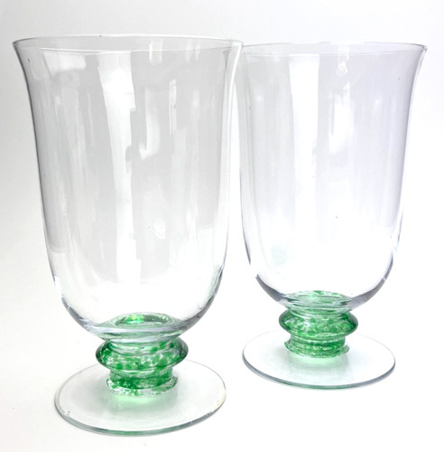 Pair handmade clear - pair,