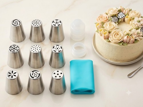 11pcs russian piping nozzles - piping,