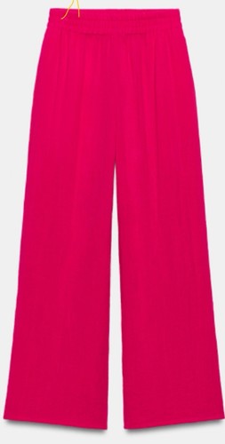 Bnwt zara pink linen - linen, leg