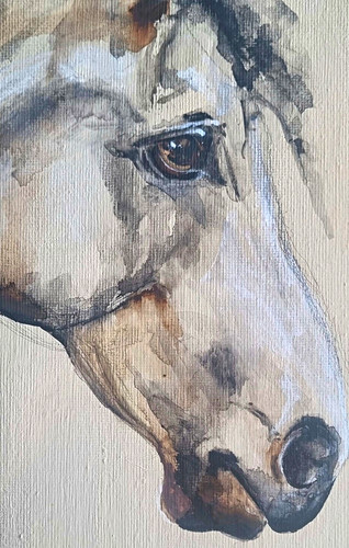 Original horse painting - horse,