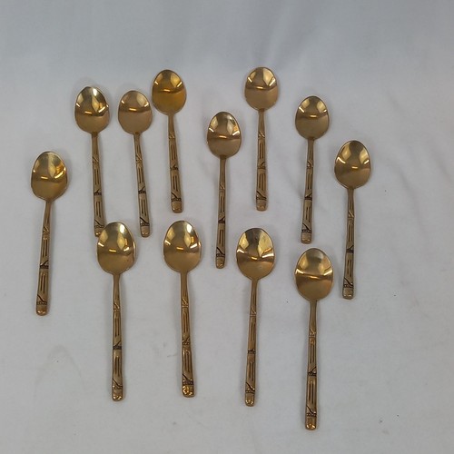 Nickel bronze teaspoons - nickel,