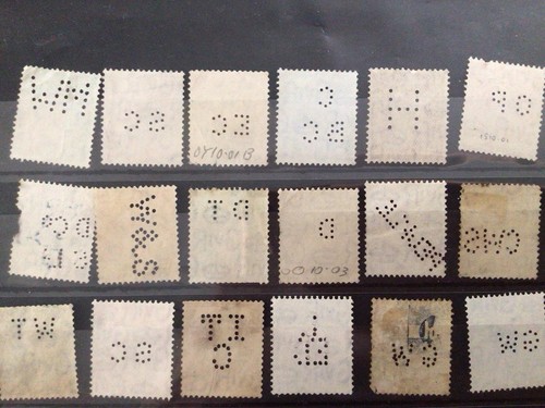 Unusual kgvi perfins - kgvi,