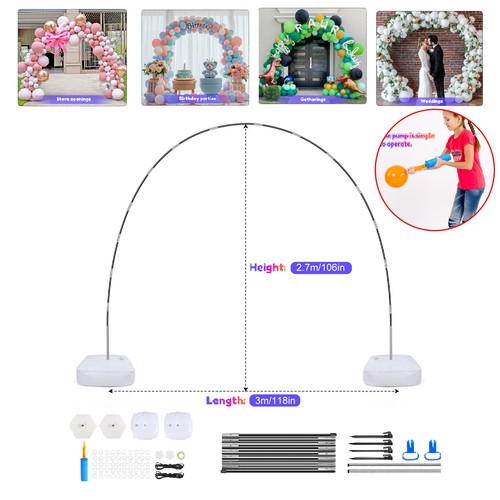 Balloon stand adjustable frame - balloon,