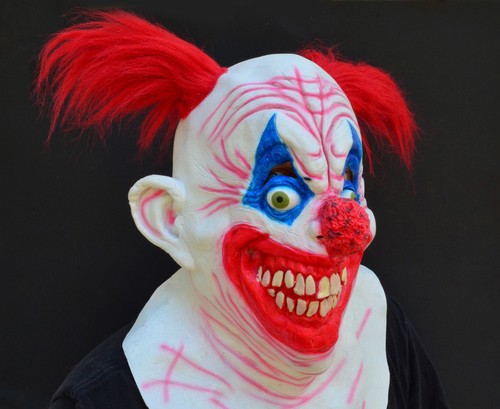 Scary halloween clown mask - scary,