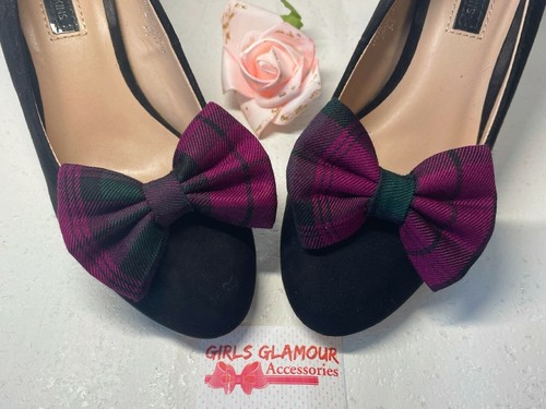 Tartan lindsay bow shoes - tartan,