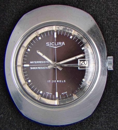 Sicura brown dial turtle ufo - sicura,