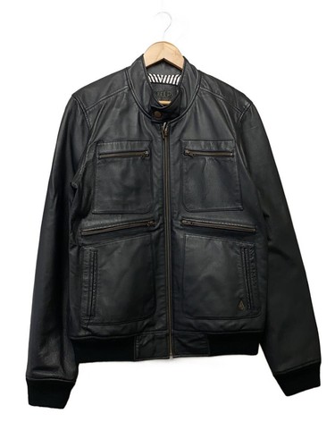 Volcom leather jacket - volcom,