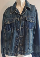 Vintage 90s Blue Patchwork