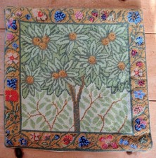Ehrman Completed Tapestry Cushion Cover Orange Tree Candace Bahouth 42x42cm (a)