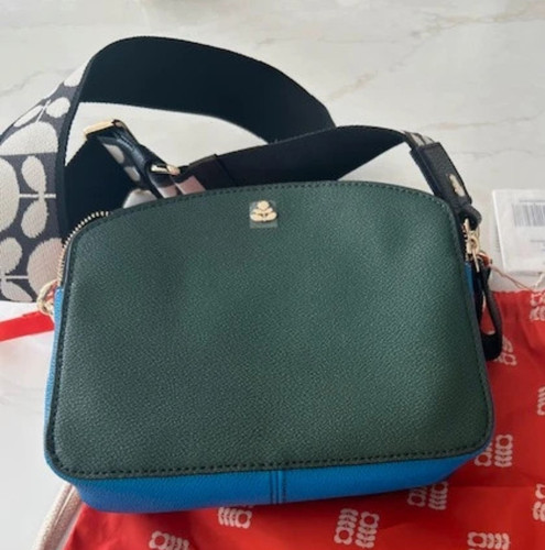 Orla kiely leather crossbody - orla,