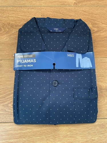 Mens blue white - white, polka