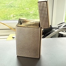 Vintage ST Dupont Ligne 1 Large Gold Plated Lighter.