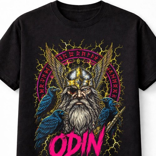 Odin allfather viking god - viking,