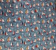 1 x Fat Qtr Nautical Yachts