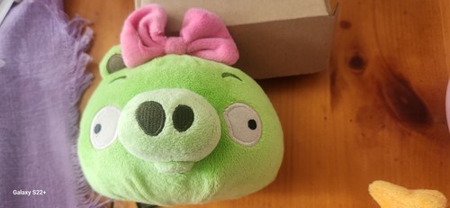 Angry birds green pig girl - birds,