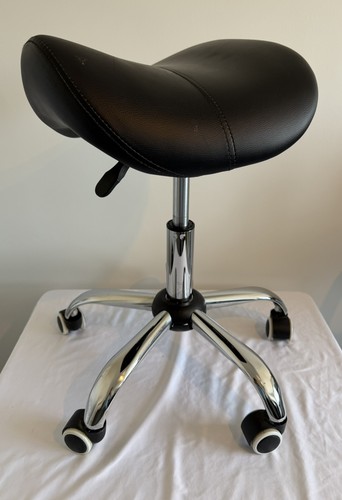 Homcom ergonomic saddle stool - homcom,