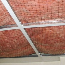 Roof insulation support net - support,