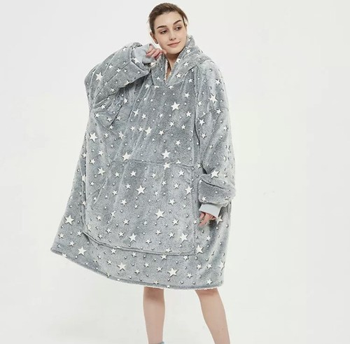 Adults oversized grey - grey, sherpa