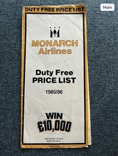 Monarch Airlines Duty Free