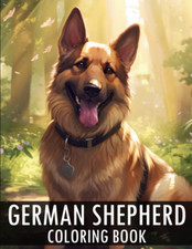 German Shepherd Coloring Book