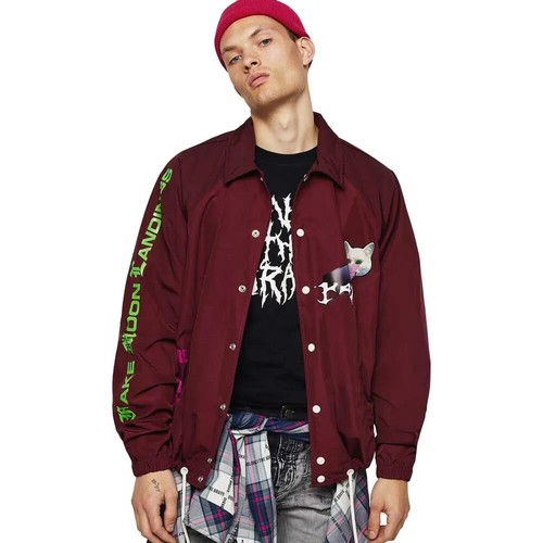 Diesel jacket mens - mens, red