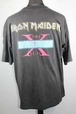 Iron Maiden Shirt Blaze Bayley Official X Factor Tour Rare Front Print 1995/96