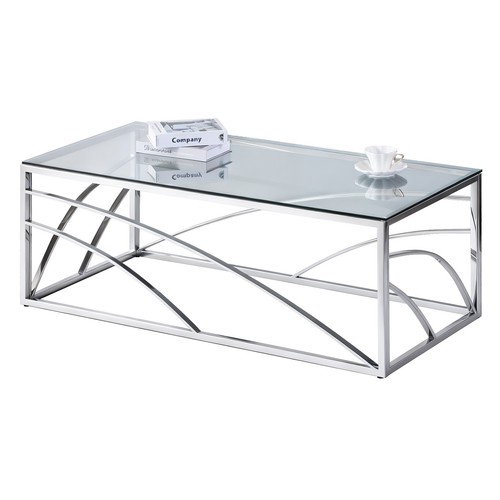Tempered glass coffee table - tempered,