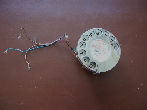 Rotory telephone dial number - telephone,