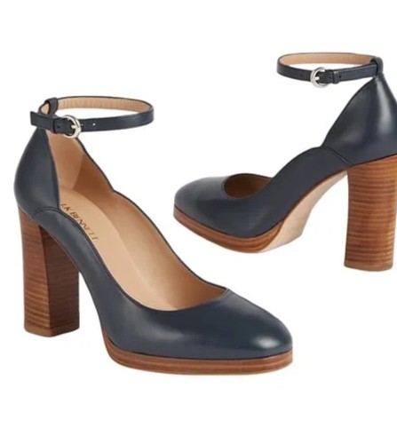 Bennett navy shoes leather - bennett,