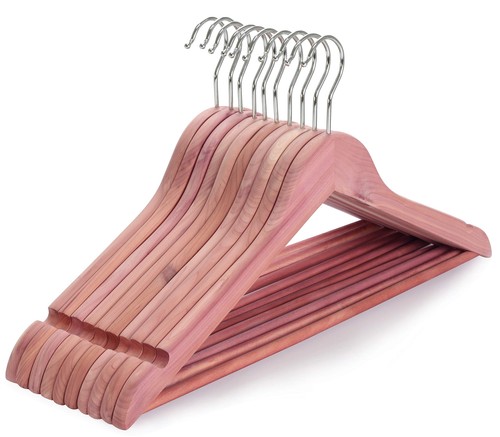 Red cedar wooden hangers - cedar,