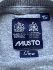 Musto mens vintage large crew