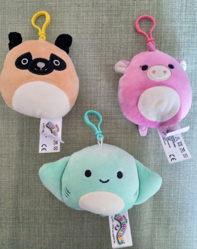 Squishmallow plush clip bundle - squishmallow,