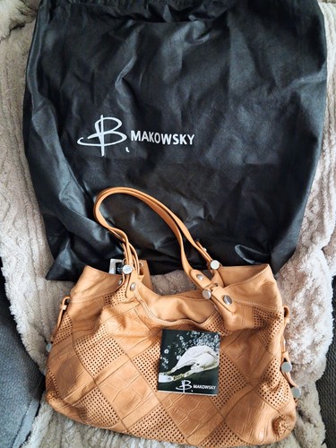 Makowsky leather handbag - leather,