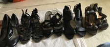 Job Lot of 5 Pairs Ladies Shoes Size UK8/EU42