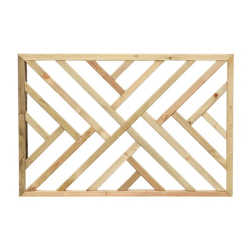 Cross hatch decking panel ruby - cross,