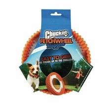 Chuckit Rugged Fetch Wheel Interactive Dog Toy Throw and Fetch Durable Chew