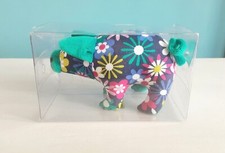 Floral fabric pig pin cushion - pig,