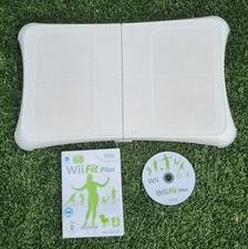 Nintendo Wii Fit Balance Board with Wii Fit Plus Game - Fully Working