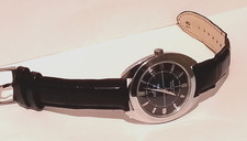 Vintage FORTIS, Manual Wind 17 Jewels Mans Watch- Stunning Black Dial.