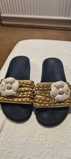 Chanel Gold Leather Tropiconic