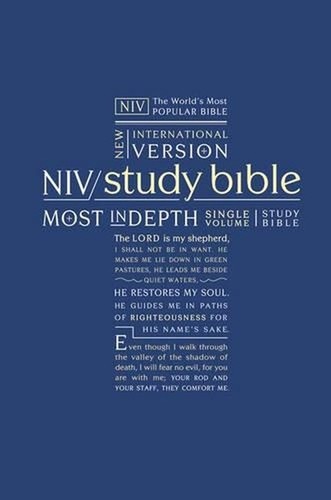 Niv study bible hardback - niv,