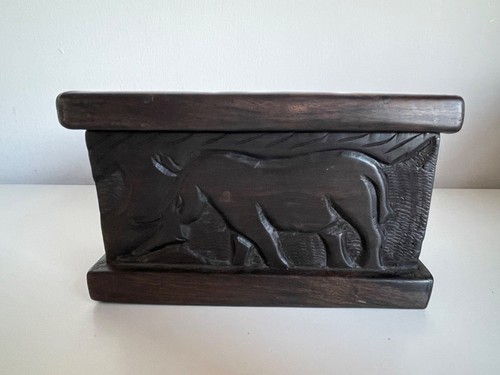 Vintage african trinket - trinket, box