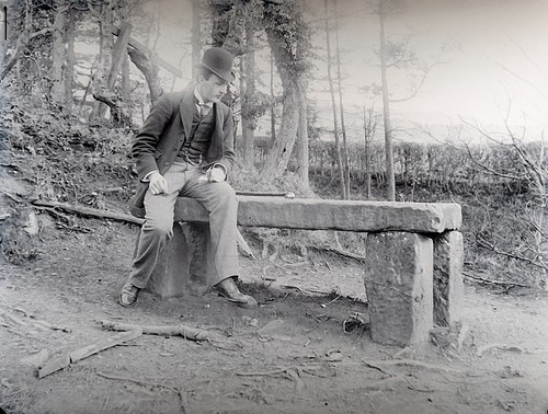 Young victorian gent sitting - victorian,