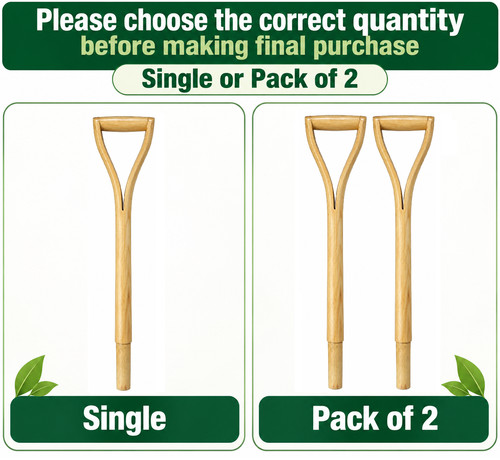 Replacement wooden shaft - wooden,