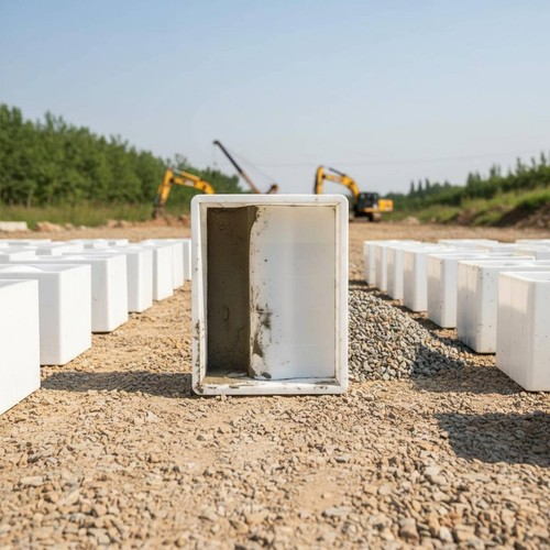Drainage curb mold - curb,