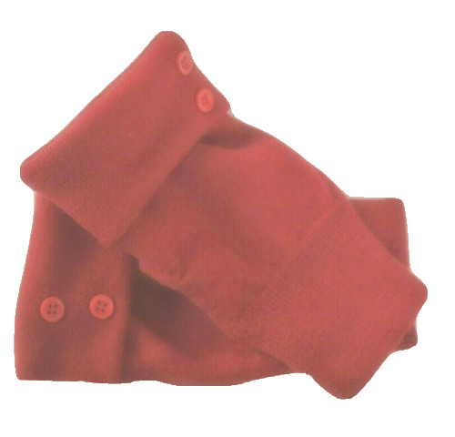 Fingerless gloves red dark - gloves,