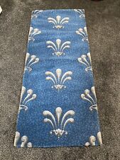 Vintage Carpet Sample Woven Carpet Showroom Sample 64” x 28”