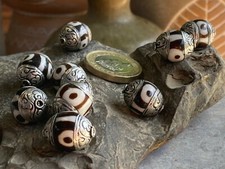 Dzi - Gemstone Beads - 1pc -